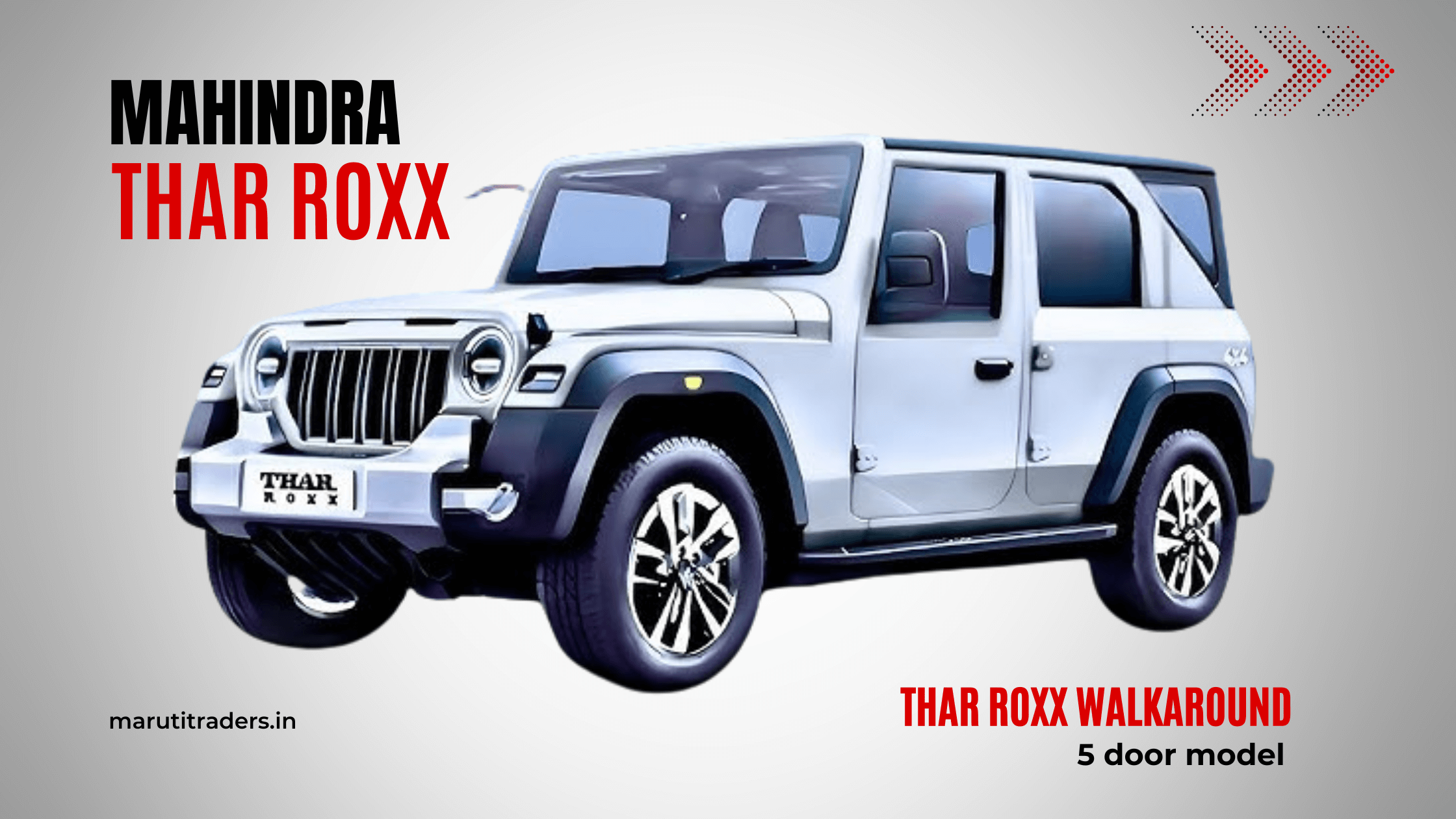 Mahindra Thar Roxx Walkaround